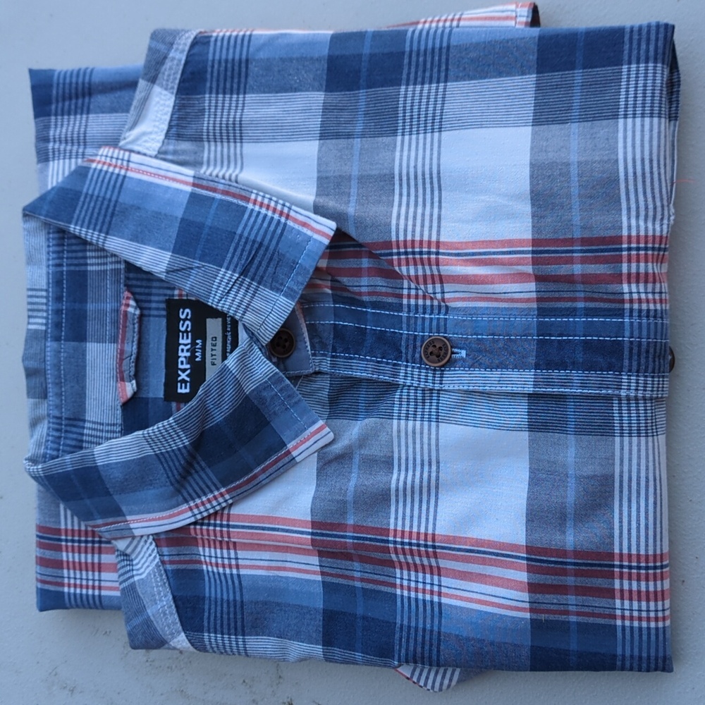 Express Long Sleeve‎ shirt Fitted Medium size